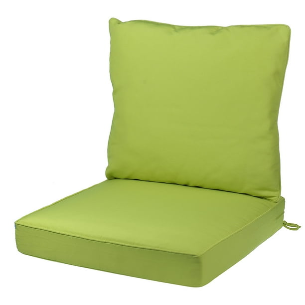 25/'/' Romhouse Garden Patio Deep Seat Cushion Set High Rebound Foam